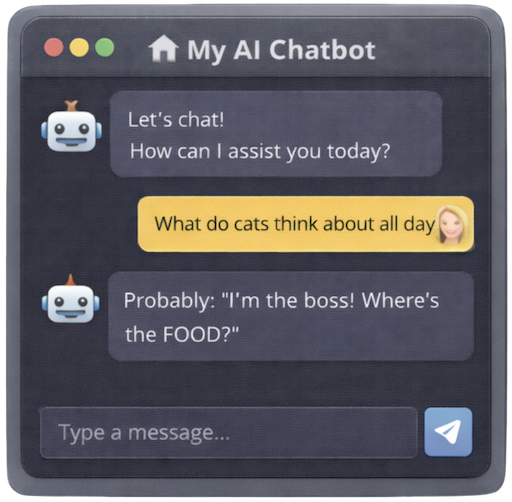 AI chatbots mini-app example