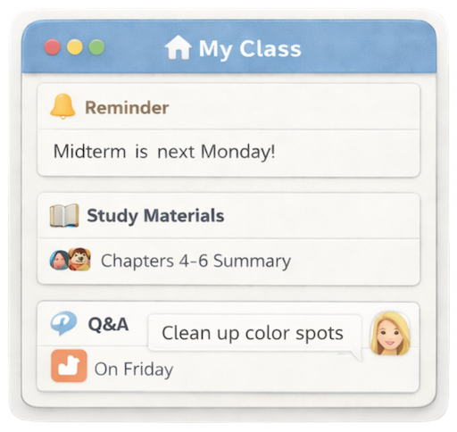 Classes mini-app example