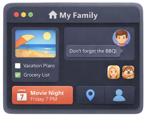 Family mini-app example
