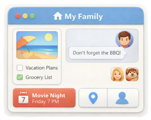 Family mini-app example