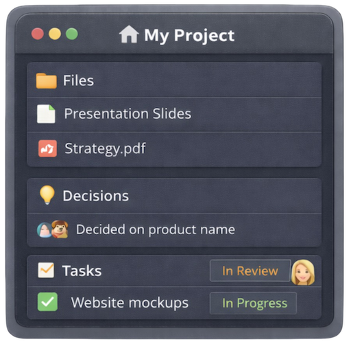 Projects mini-app example